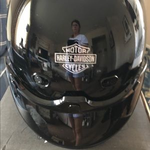 Harley Davidson motorcycle helmet